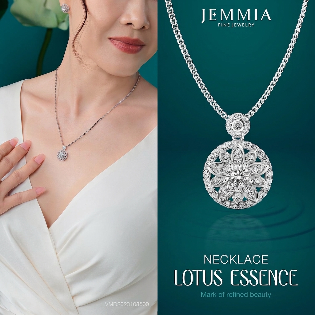 bộ trang sức "Lotus Essence" JEMMIA