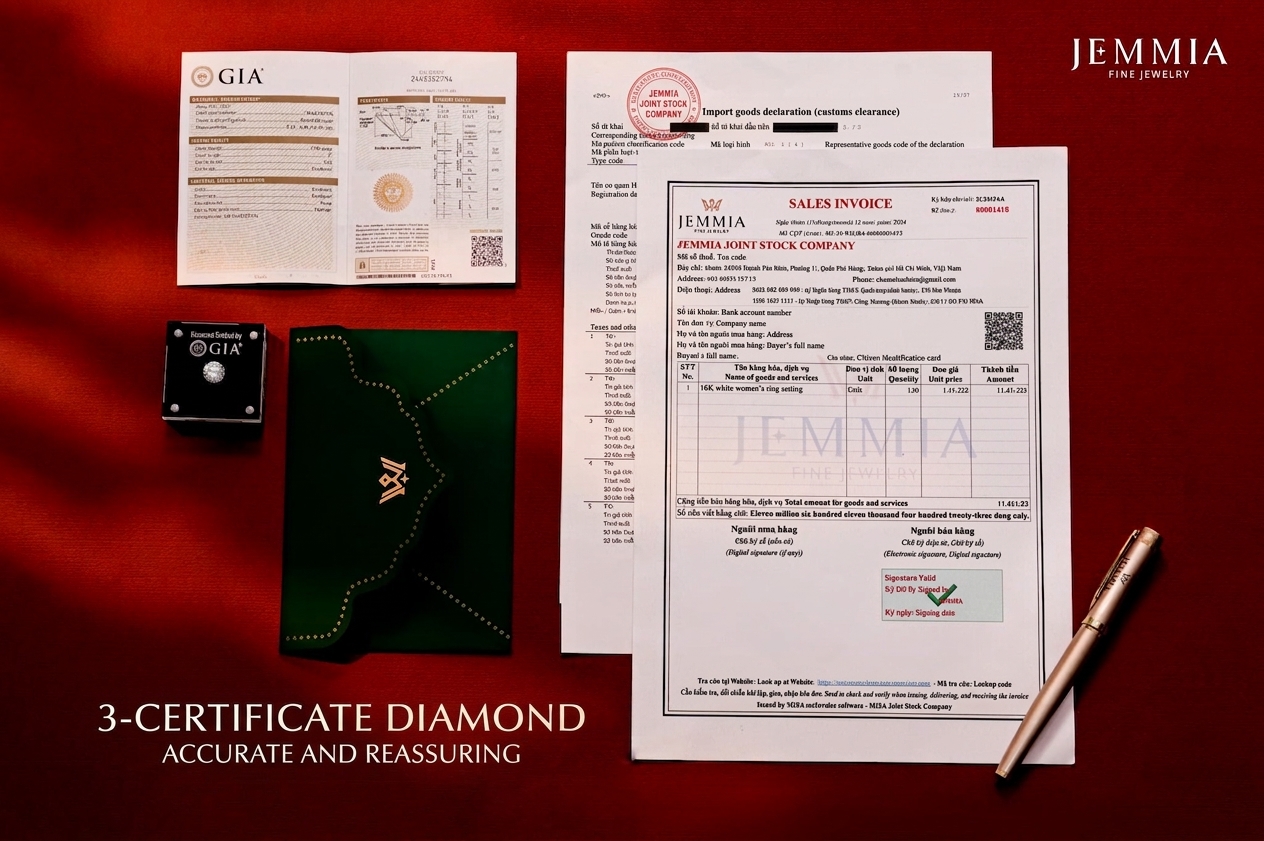 Jemmia diamonds transparent transactions, accurate and reassuring