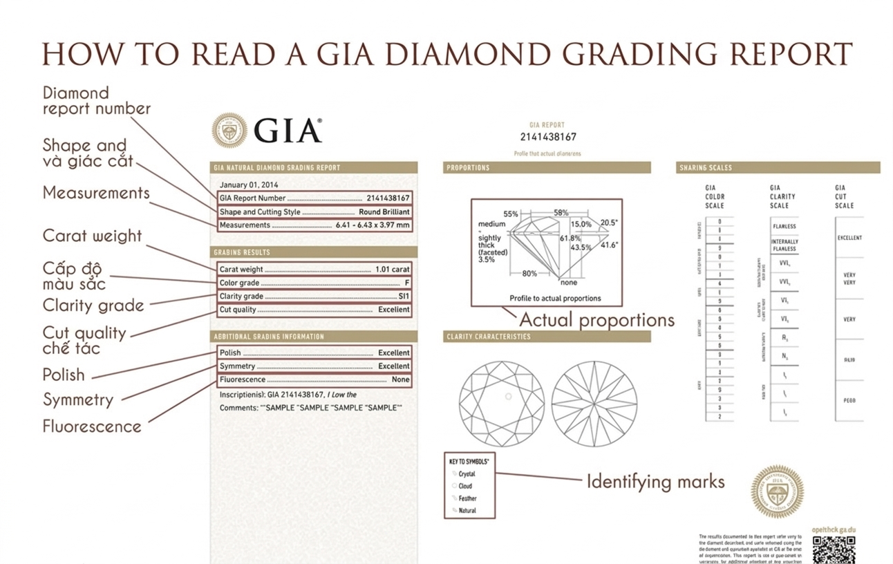 Guide to reading a grading certificate