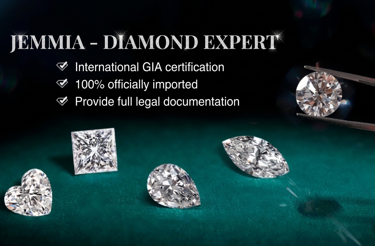 Chuyên gia kim cương uy tín hàng đầu Jemmia Diamond